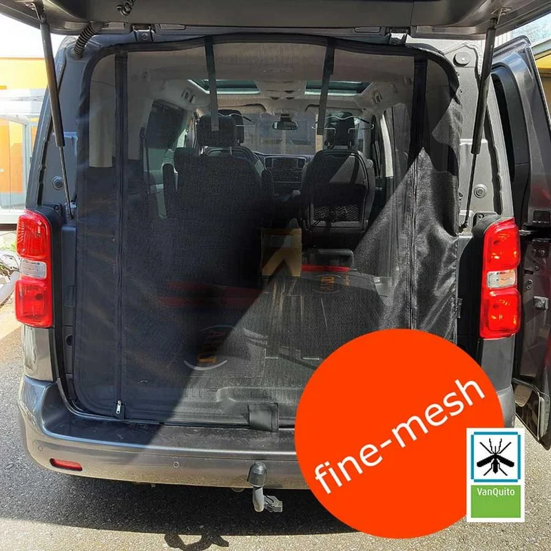 VanQuito Moskitonetz für Citroen Space Tourer, Toyota Proace, Peugeot Traveller "fine-mesh" Moskito