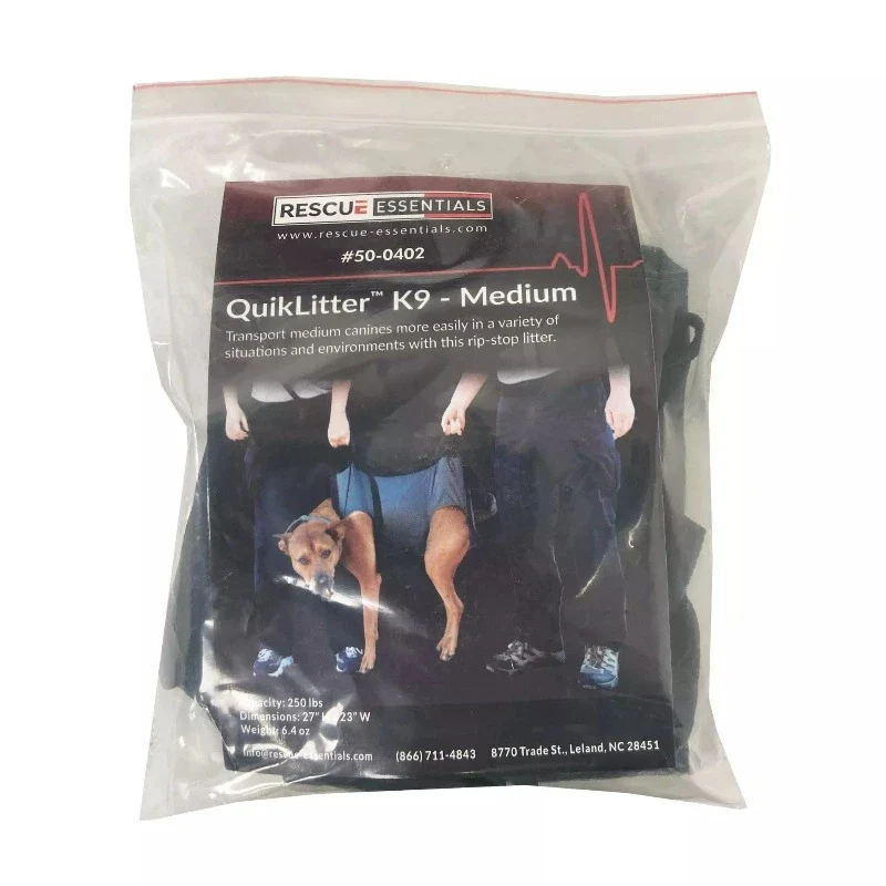 Rescue Essentials K9 QuikLitter - Tragetuch für Diensthunde - Mittel