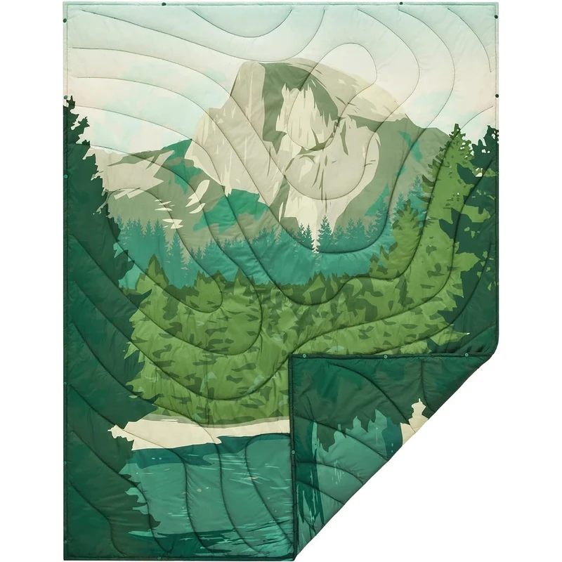 Tranquil Woods Puffy Blanket