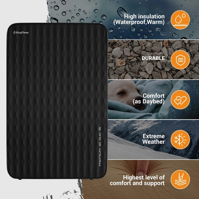 Premium 3D DUO 7.5 Double Sleeping Pad