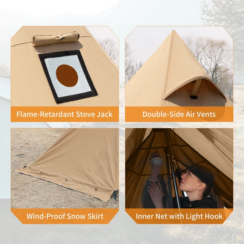 ANIZO S 320 Tipi Hot Tent