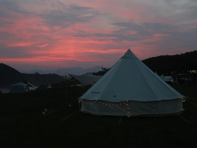 Khan C 500 Canvas Glamping Bell Tent