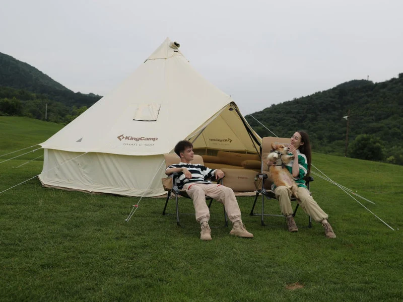 Khan C 500 Canvas Glamping Bell Tent