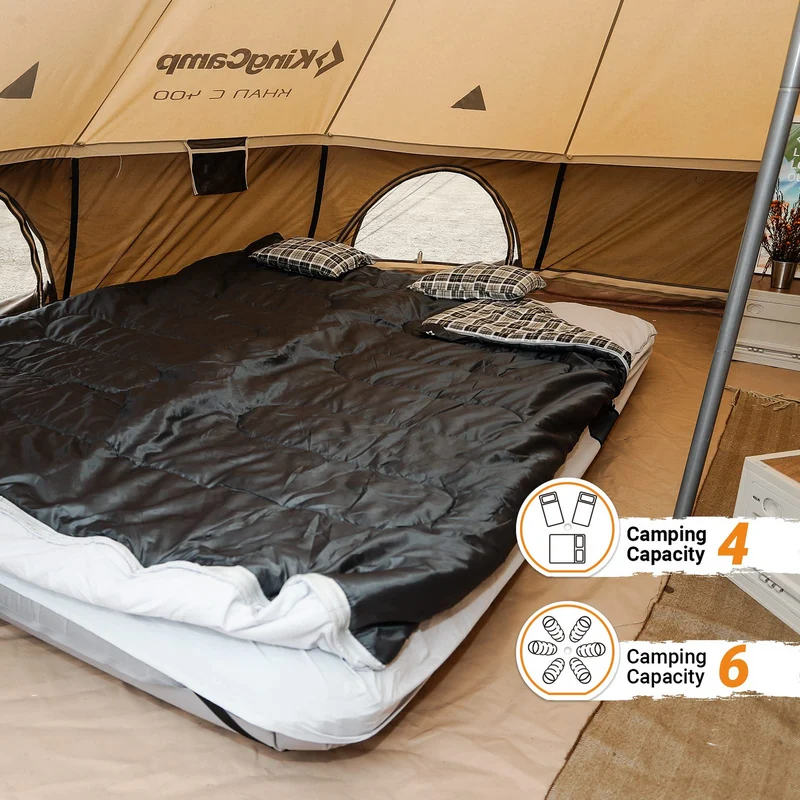Khan C 400 Canvas Glamping Bell Tent