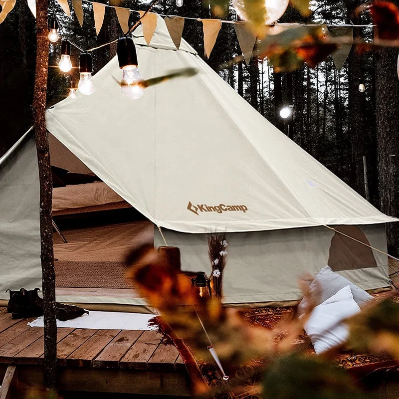 Khan 8 Person 4-Season Glamping Bell Camping Tent