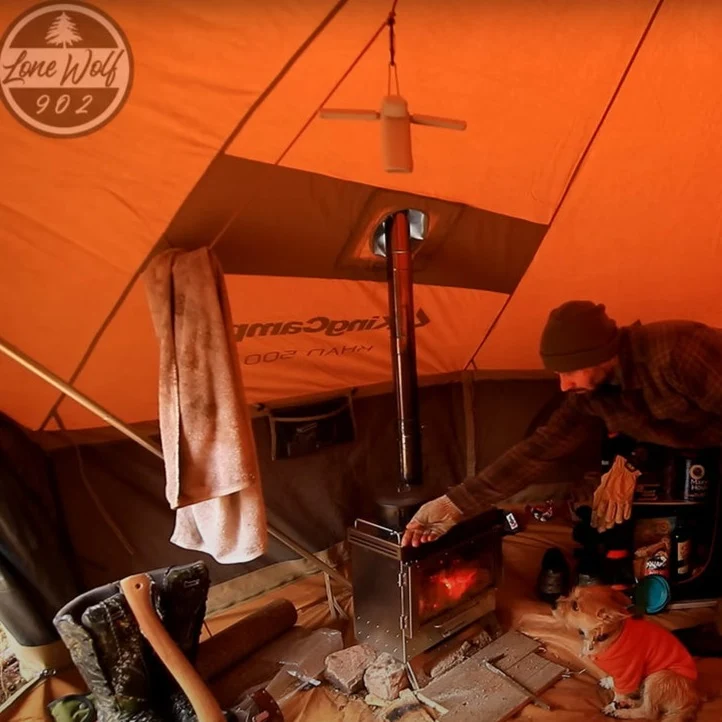 Khan 8 Person 4-Season Glamping Bell Camping Tent