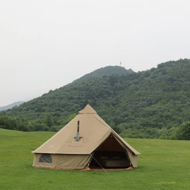 Khan 8 Person 4-Season Glamping Bell Camping Tent