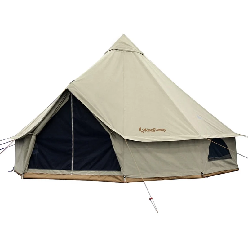 Khan 6 Person 4-Season Glamping Bell Camping Tent