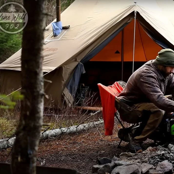 Khan 6 Person 4-Season Glamping Bell Camping Tent