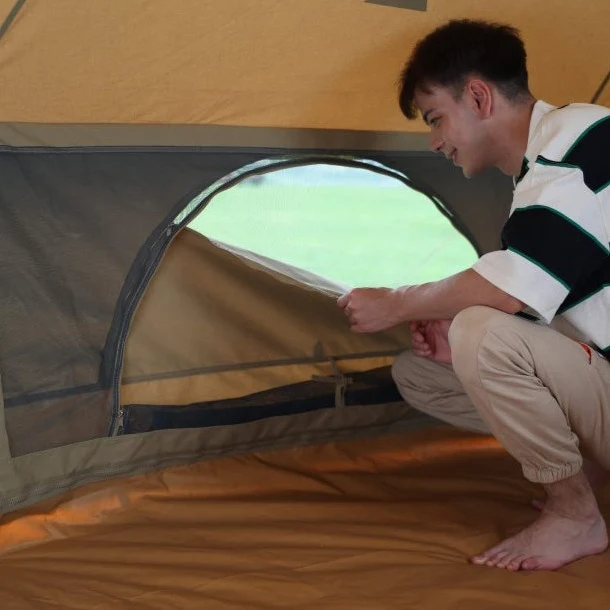 Khan 6 Person 4-Season Glamping Bell Camping Tent