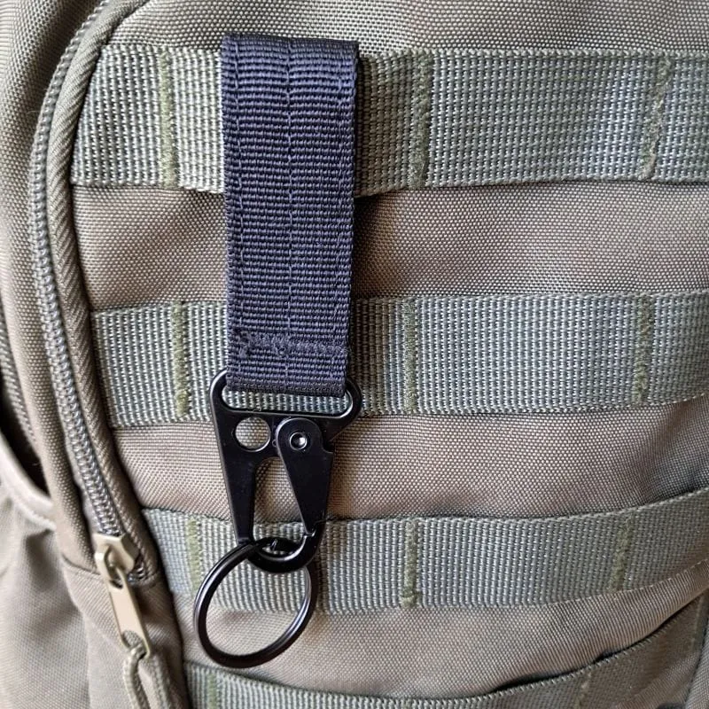 Taktischer Schlüsselanhänger Karabiner für Gürtel und Molle-Taschen
