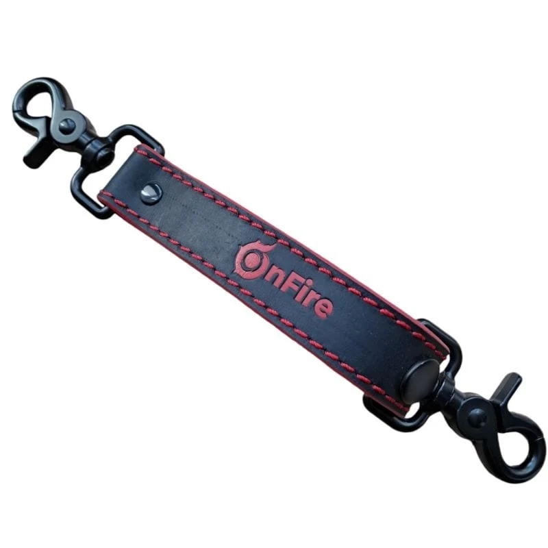 Premium Feuerwehr FireFighter Handschuhhalter aus echtem Leder