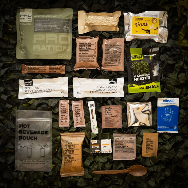 HALF DAY MENU V tactical meal ready to eat