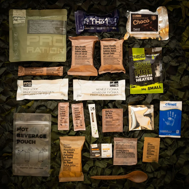 HALF DAY MENU IV tactical meal ready to eat