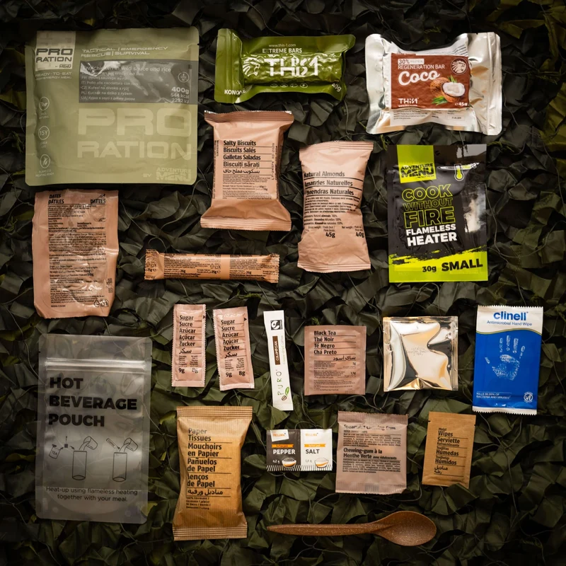 HALF DAY MENU III tactical meal ready to eat