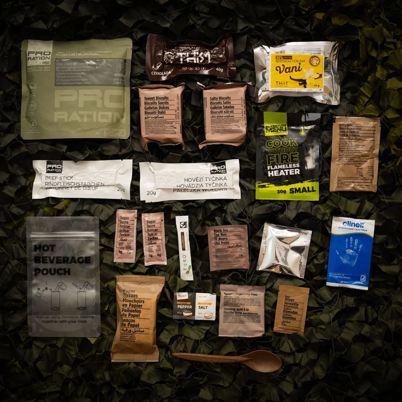 HALF DAY MENU I tactical meal ready to eat
