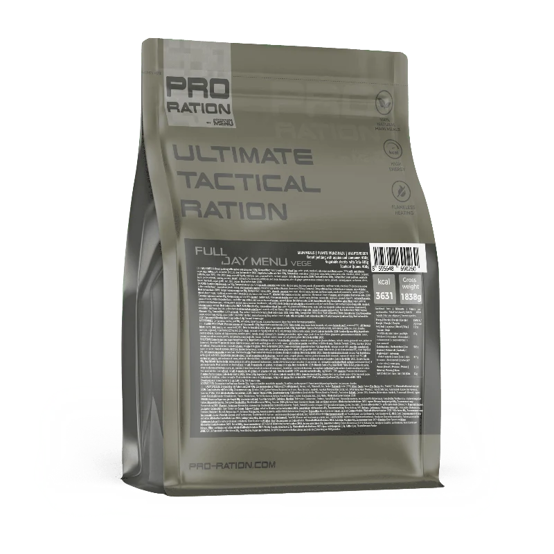 FULL DAY MENU VEGETARISCH tactical meal ready to eat
