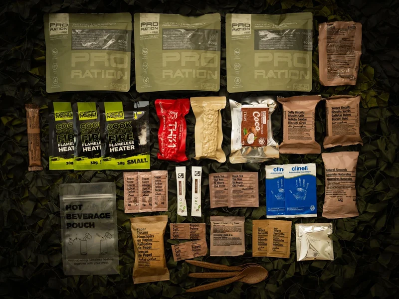 FULL DAY MENU VEGETARISCH tactical meal ready to eat
