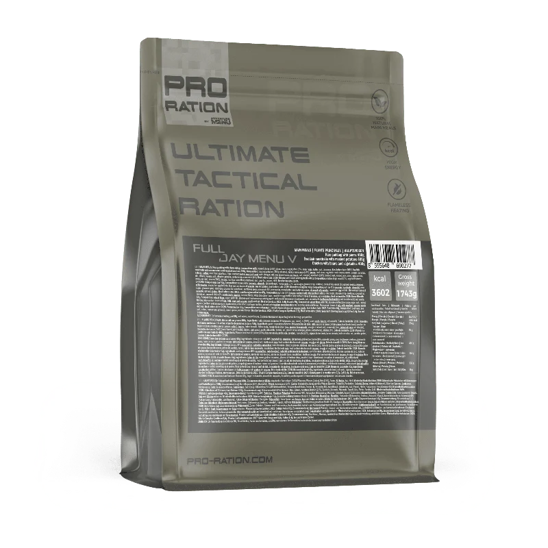 FULL DAY MENU V tactical meal ready to eat