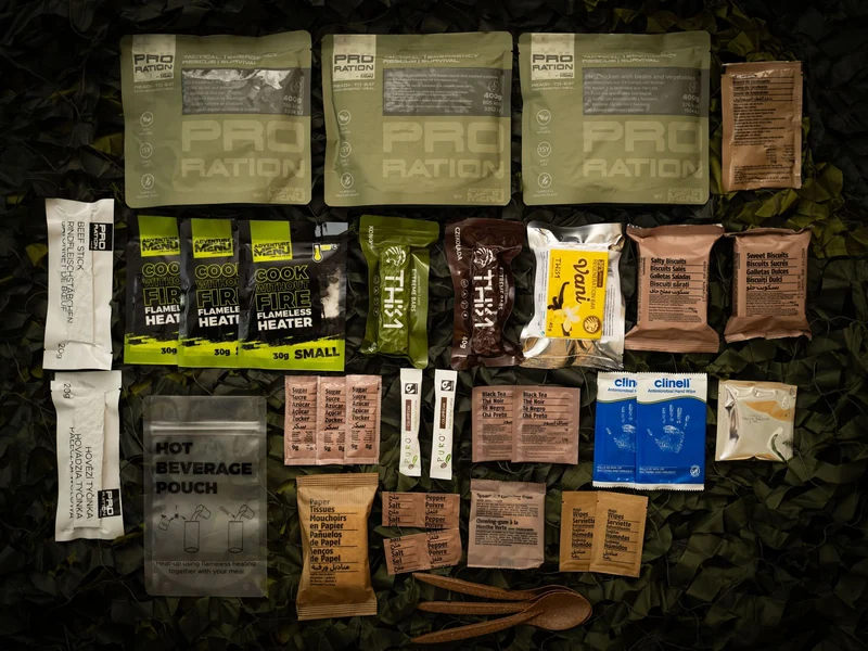 FULL DAY MENU V tactical meal ready to eat