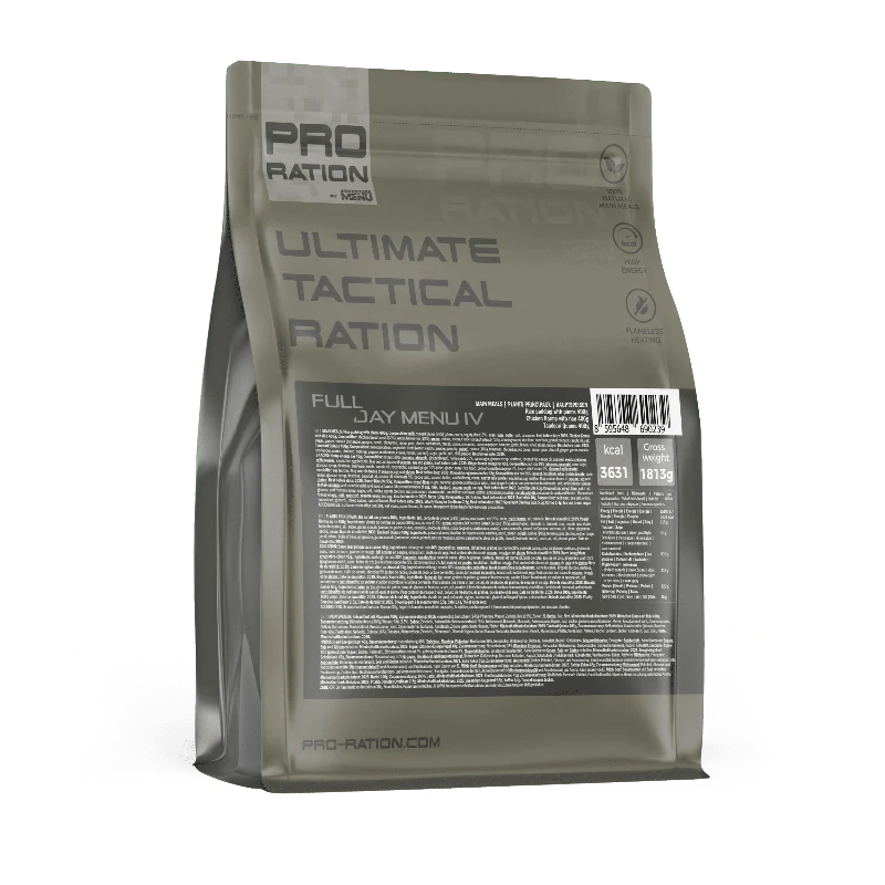 FULL DAY MENU IV tactical meal ready to eat
