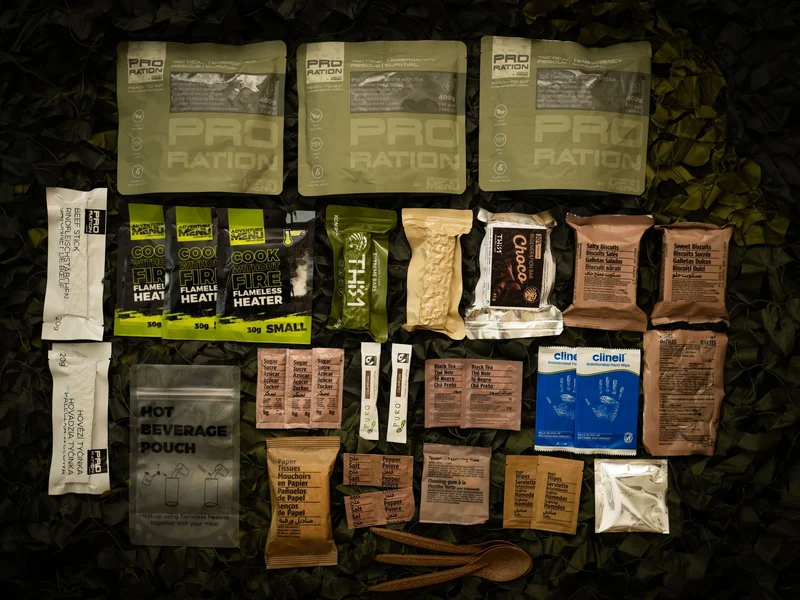 FULL DAY MENU IV tactical meal ready to eat