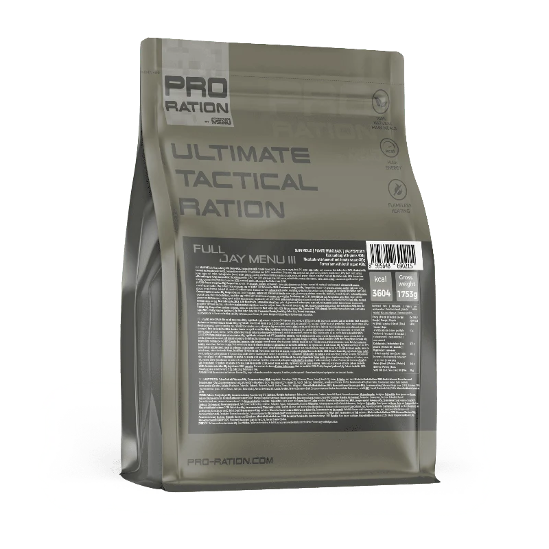 FULL DAY MENU III tactical meal ready to eat