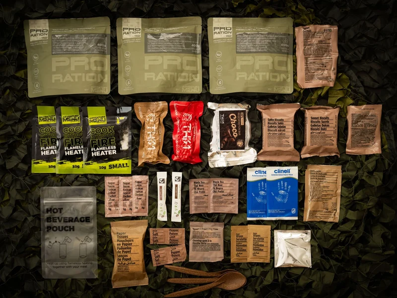 FULL DAY MENU II tactical meal ready to eat