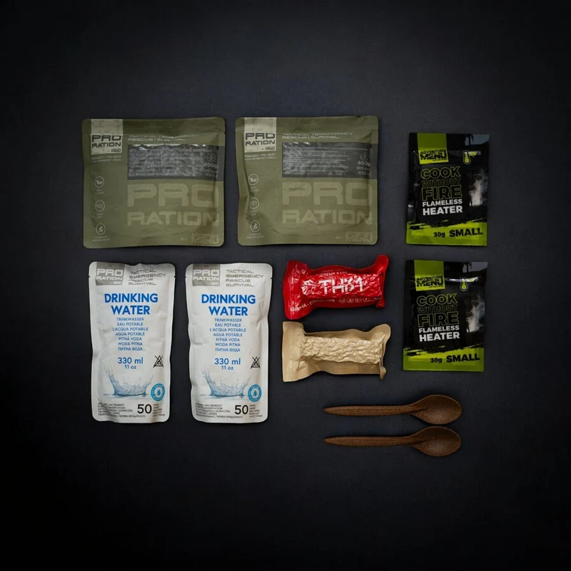 EMERGENCY FOOD WATER MENU III tactical meal ready to eat
