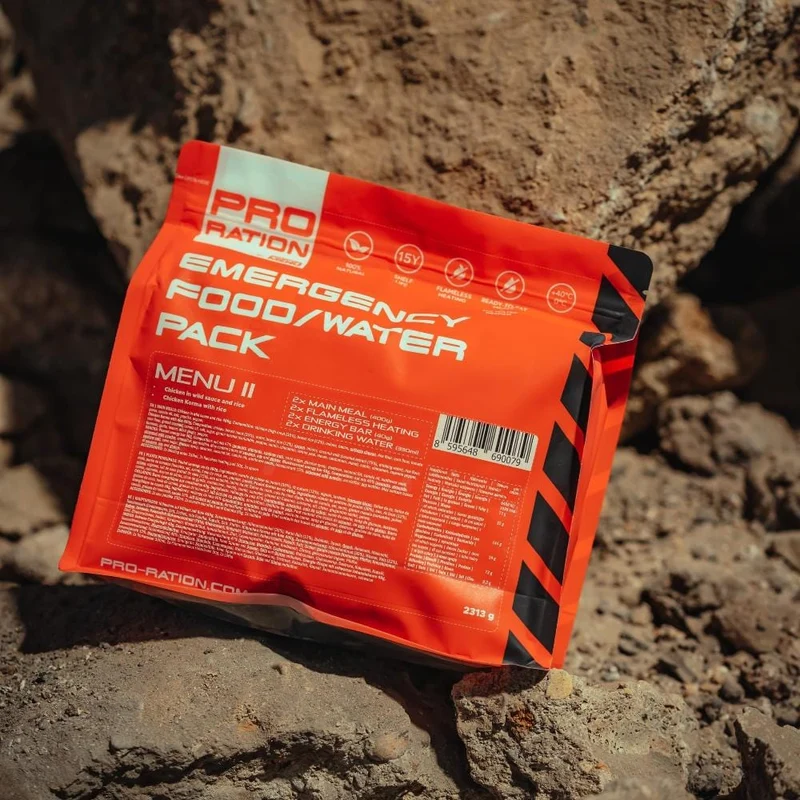 EMERGENCY FOOD WATER MENU I tactical meal ready to eat