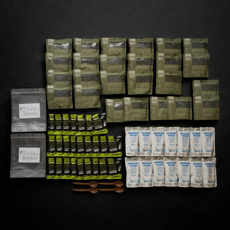 EMERGENCY BOX Notvorrat tactical meal ready to eat