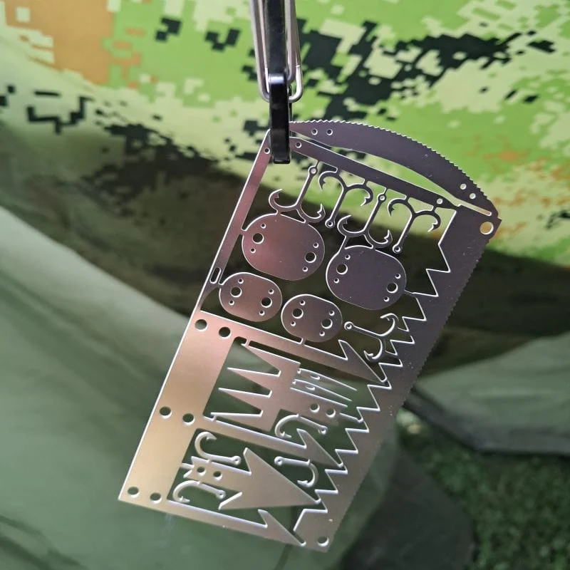 Ultraleichte Survival Tool Karte Angelzubehör EDC