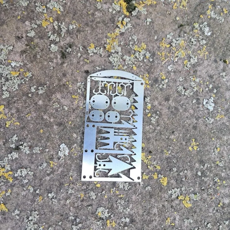 Ultraleichte Survival Tool Karte Angelzubehör EDC