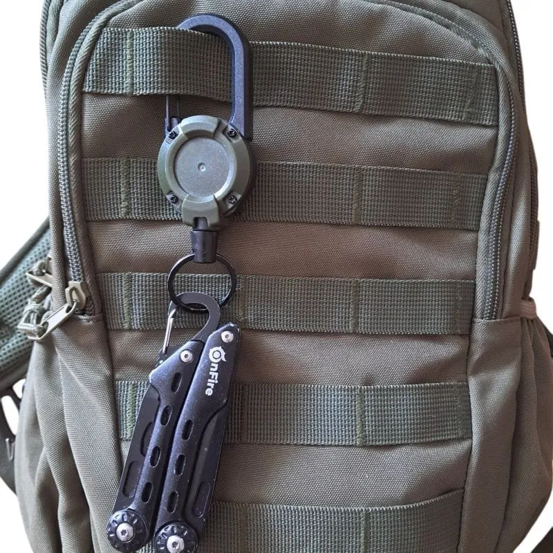 Schlüsselanhänger Toolhalter mit automatischem Aufrollmechanismus