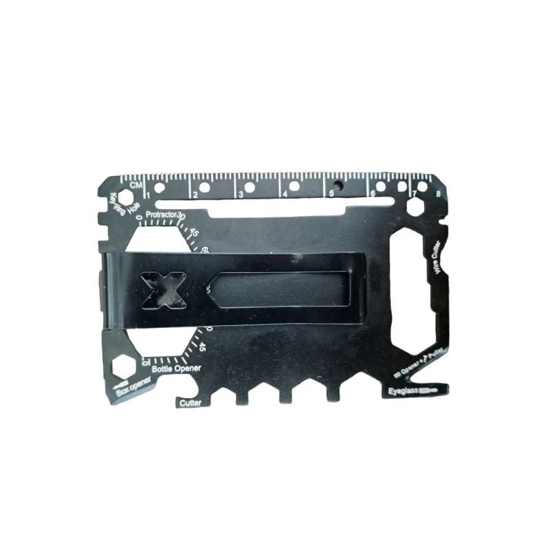 Leichte praktische Multi-Tool Scheckkarte mt Money-Clip