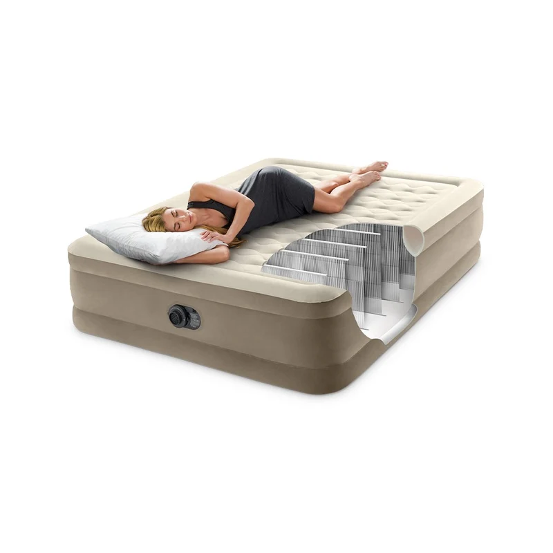 Luftbett Deluxe Ultra Plush, 152x203x46cm, mit FastFill Pumpe