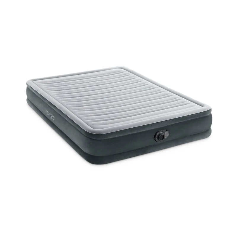 Luftbett Deluxe Comfort Plush MidRise, 152x203x33cm, mit FastFill Pumpe