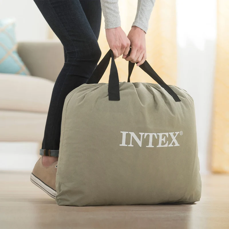 Luftbett Deluxe Comfort Plush MidRise, 137x191x33cm, mit FastFill Pumpe