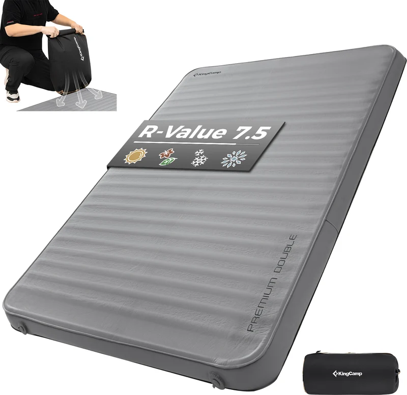 PREMIUM DOUBLE 7.5 Self-Inflating Foam Sleeping Pad