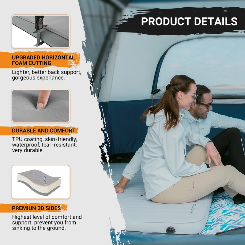 PREMIUM DOUBLE 7.5 Self-Inflating Foam Sleeping Pad