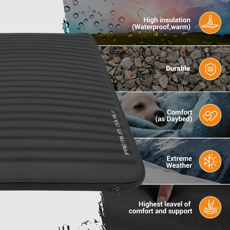 PREMIUM DOUBLE 7.5 Self-Inflating Foam Sleeping Pad