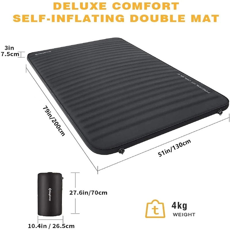 PREMIUM DOUBLE 7.5 Self-Inflating Foam Sleeping Pad