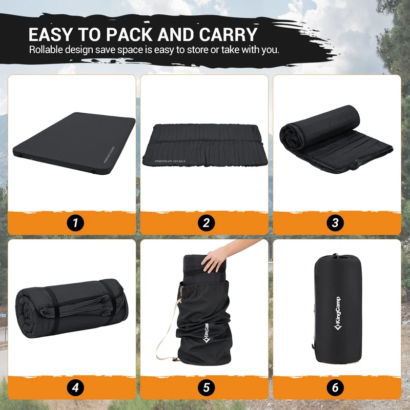 PREMIUM DOUBLE 7.5 Self-Inflating Foam Sleeping Pad