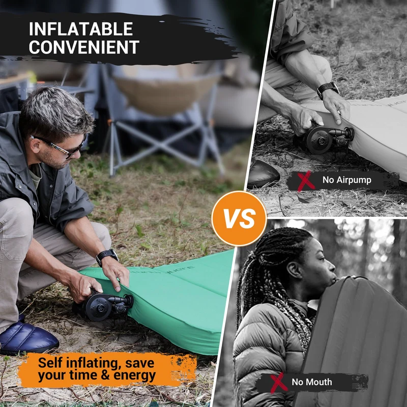 PREMIUM DOUBLE 7.5 Self-Inflating Foam Sleeping Pad