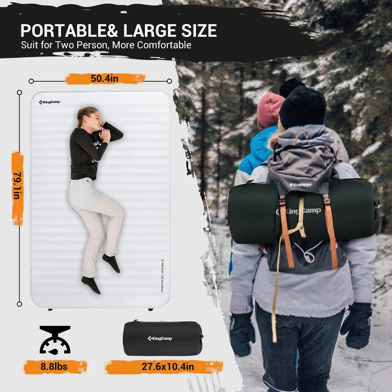 PREMIUM DOUBLE 7.5 Self-Inflating Foam Sleeping Pad
