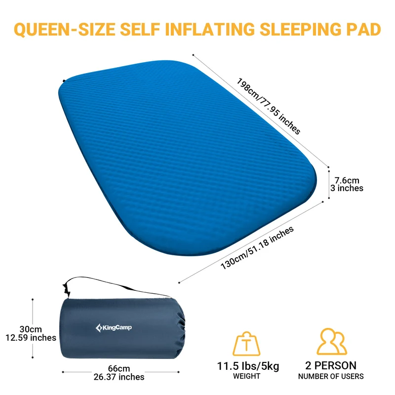 Double Self Inflating Sleeping Pad