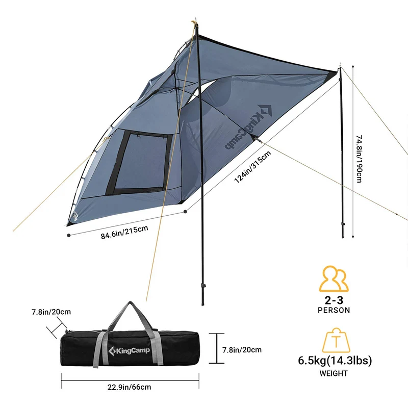 Outdoor Awning Shelter SUV Tent Auto Canopy