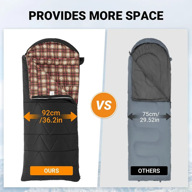 35F Oversized 3-4 Season Sleeping Bag