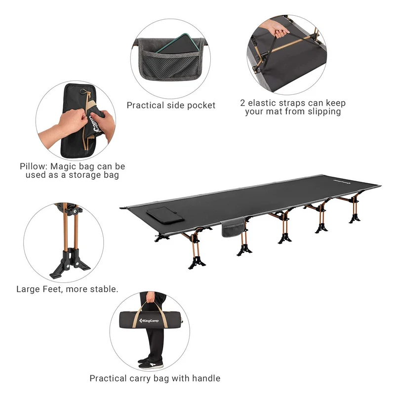 Extra Wide and Long Ultralight Elevated Bed