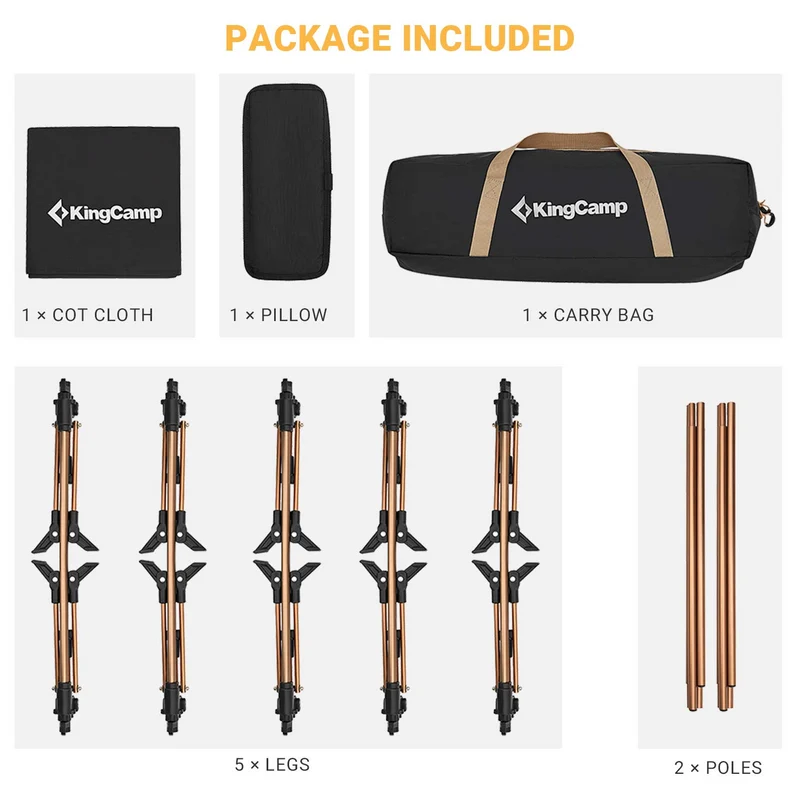 Extra Wide and Long Ultralight Elevated Bed